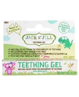 Gel na prořezávající se zoubky pro děti od 4 měsíců 15 ml Jack and Jill